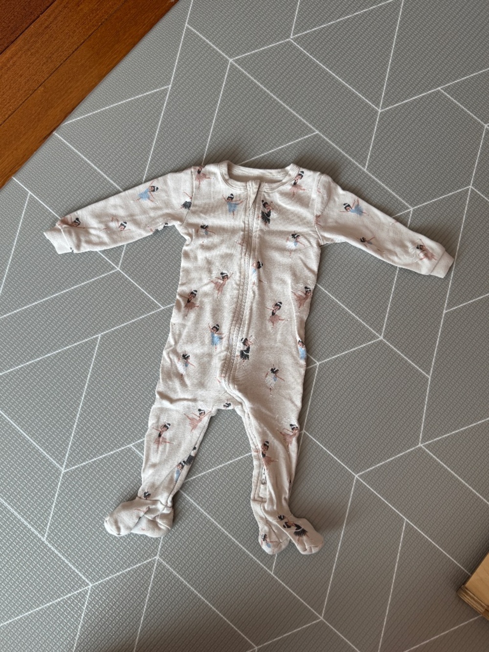 Petit lem ballerina footed pajamas